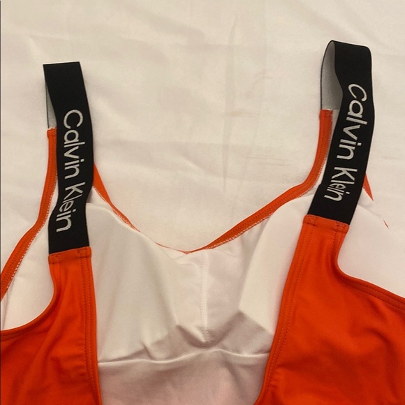 Calvin Klein Women's Classic Over The Shoulder one piece swimsuit Size S/P/P - Picture 12 of 14